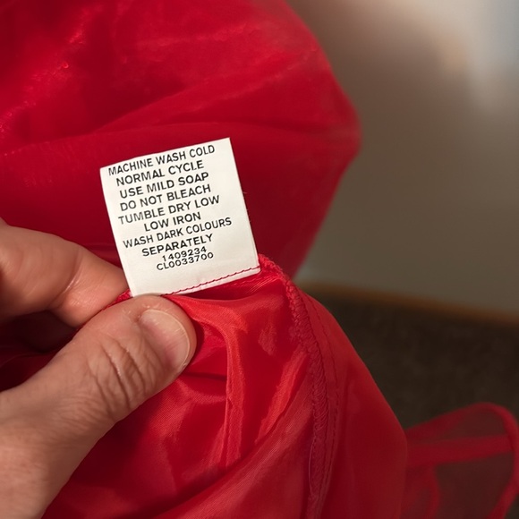 Eshakti Cotton Shimmer Tulle Dress Vintage 50's, pockets Sz 10 custom NWOT - Picture 6 of 6